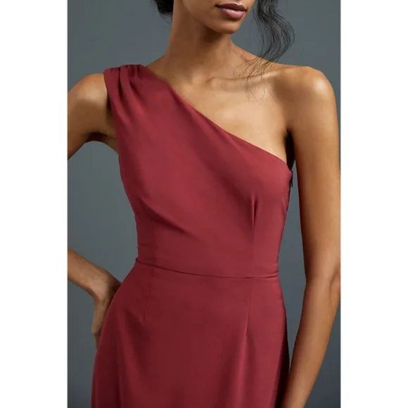 NWT, Anthropologie, HUTCH Slim One-Shoulder Maxi Dress - Picture 2 of 2